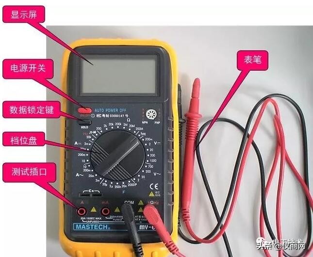 仪表万用表使用入门图解,万用表的使用方法详细图解