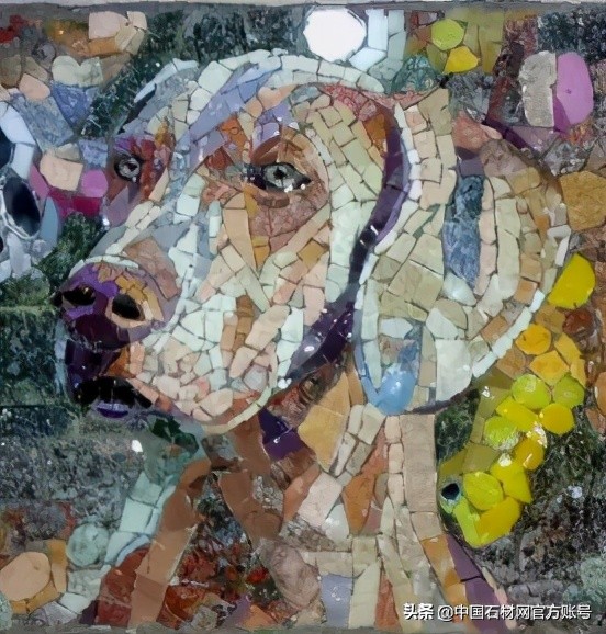 现代简约艺术感大理石马赛克图案,高端石材马赛克效果图