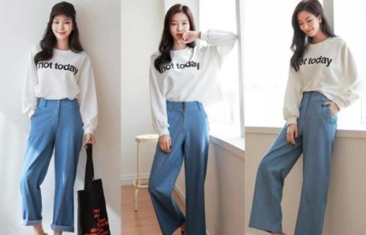 t恤牛仔裤怎么搭配显时尚,牛仔裤搭配t恤怎样穿比较漂亮