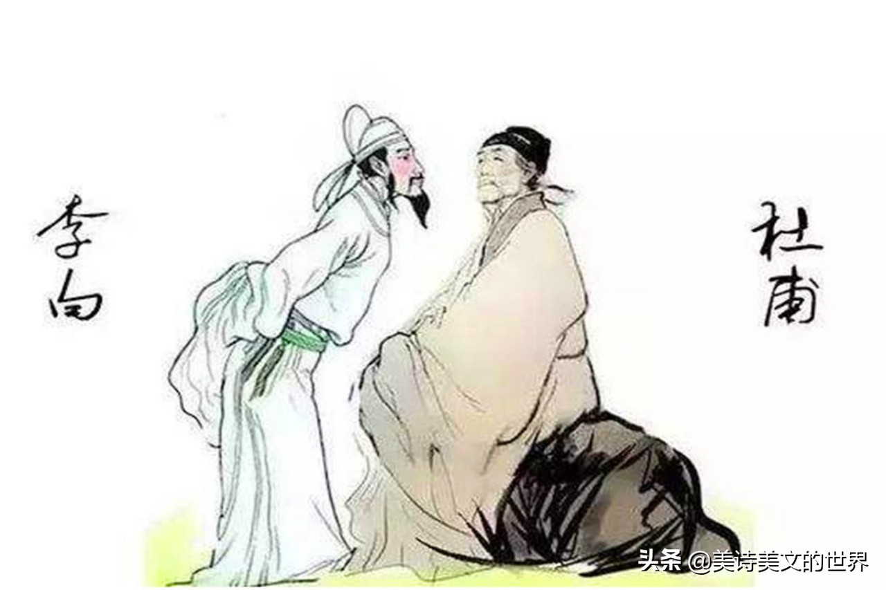 杜甫给李白写的最经典的两句诗,杜甫给李白最高的评价的诗句