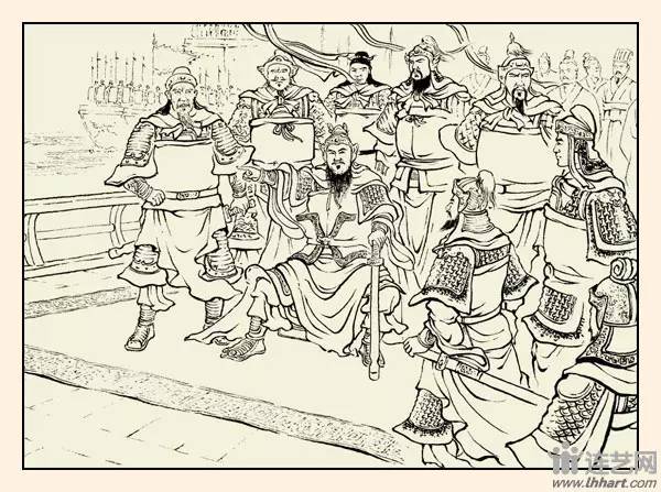 九轩征南擒方腊连环画之三,三国故事图文