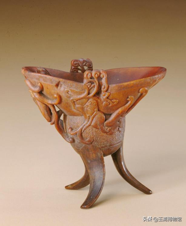 巧夺天工，其貌不扬的角，竟然能如此之美，30件鹿角犀角*物文**鉴赏