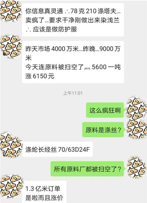 涤塔夫面料前景,涤塔夫坯布次品收购攻略