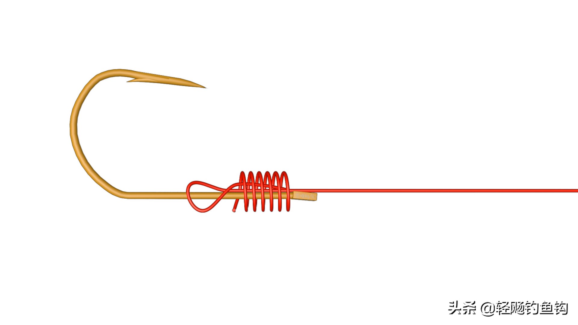 鱼钩绕线视频教程,路亚鱼钩绕线的正确方法