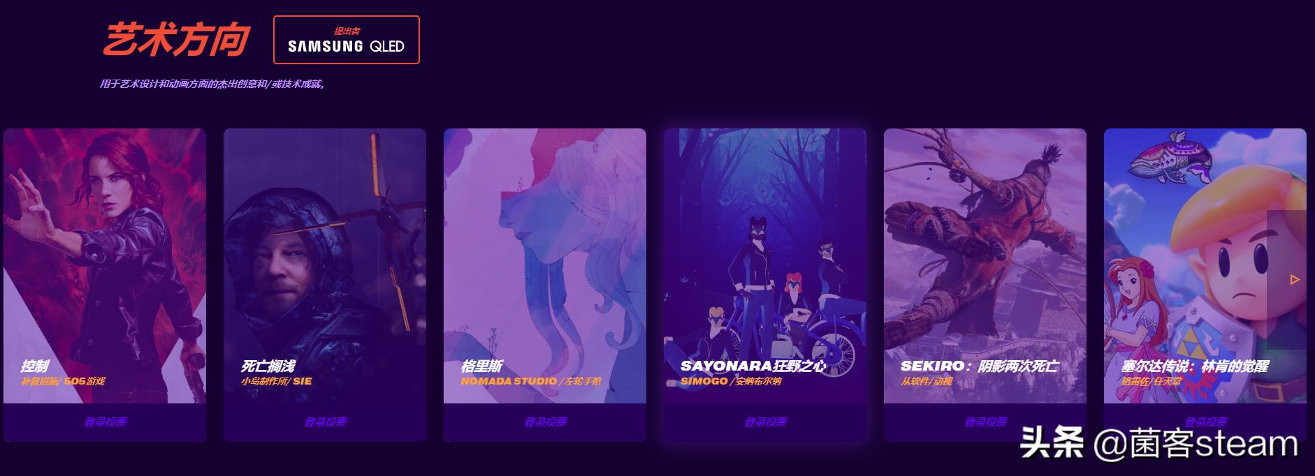 2020年公认最好游戏,2019年最佳游戏提名