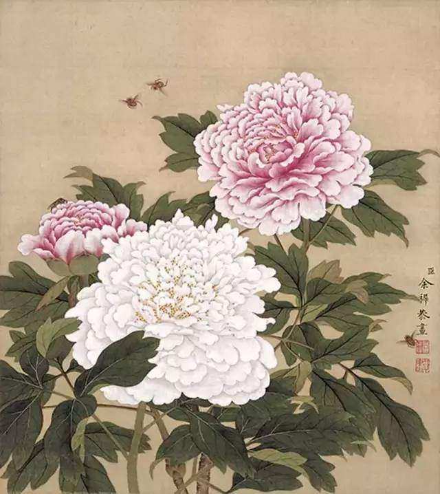 100幅精美写意牡丹画,名家大写意画牡丹作品图片