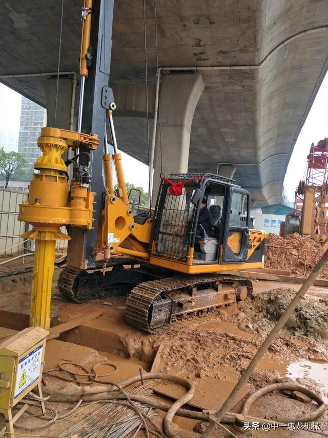 洛阳桩基础旋挖钻机施工价格,小型旋挖钻机能钻多大的桩