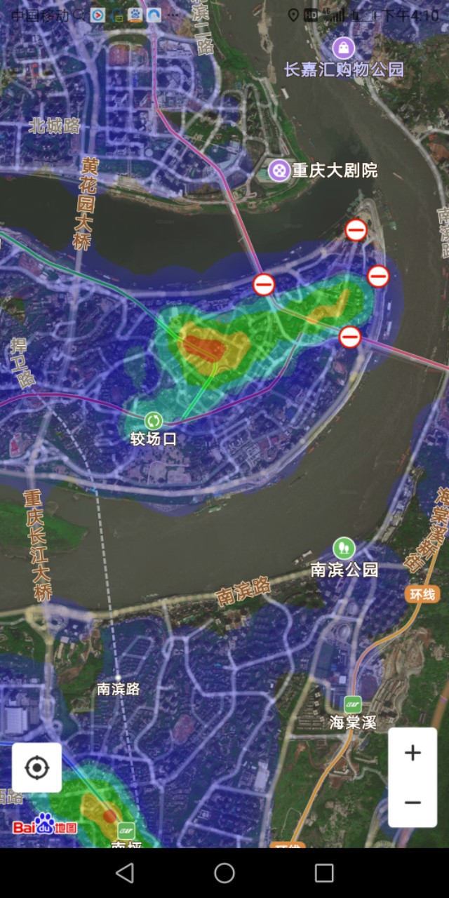 重庆人原来都喜欢去这里（人口热力图揭秘真相！）内环内