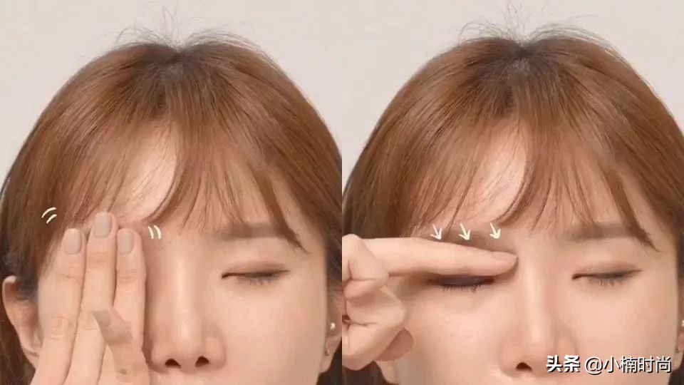 眼皮松眼影的晕染方法,眼影画法韩国