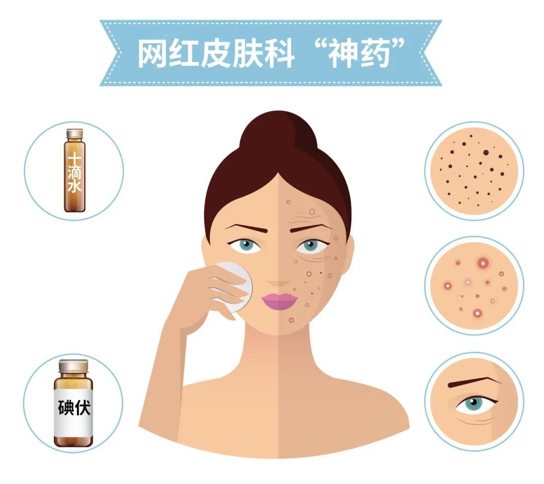 碘伏十滴水去黑头,十滴水碘伏祛黑头正确使用步骤