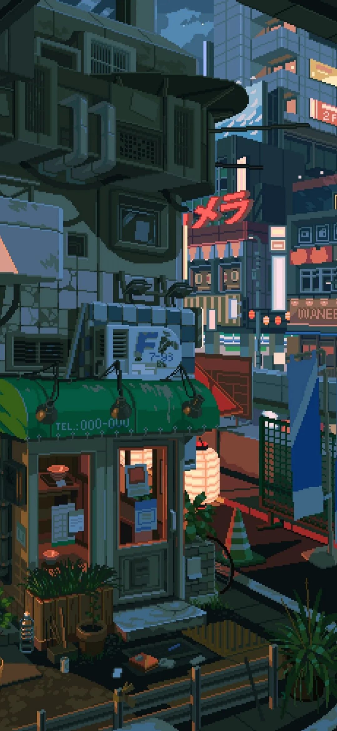 壁纸插画像素风,壁纸推荐像素风和插画风