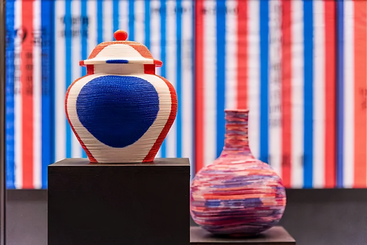 香港红白蓝条纹袋,香港红白条纹袋