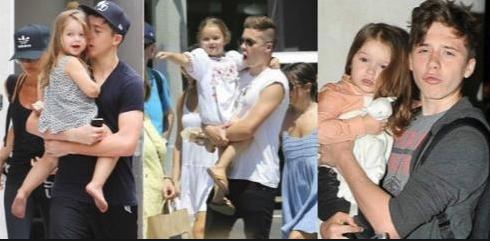 贝克汉姆的三个儿子颜值巅峰,贝克汉姆三个儿子哪个关系最好