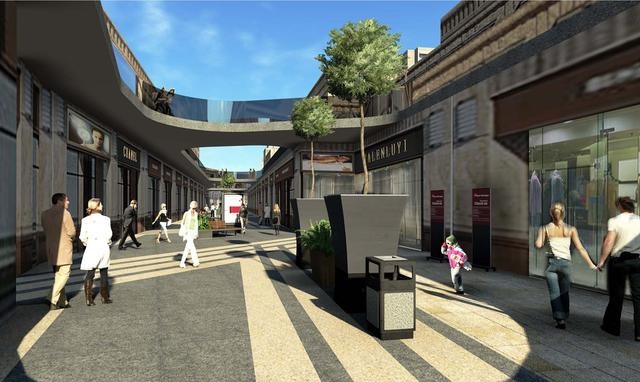 商业街景观节点设计,街景商业空间设计