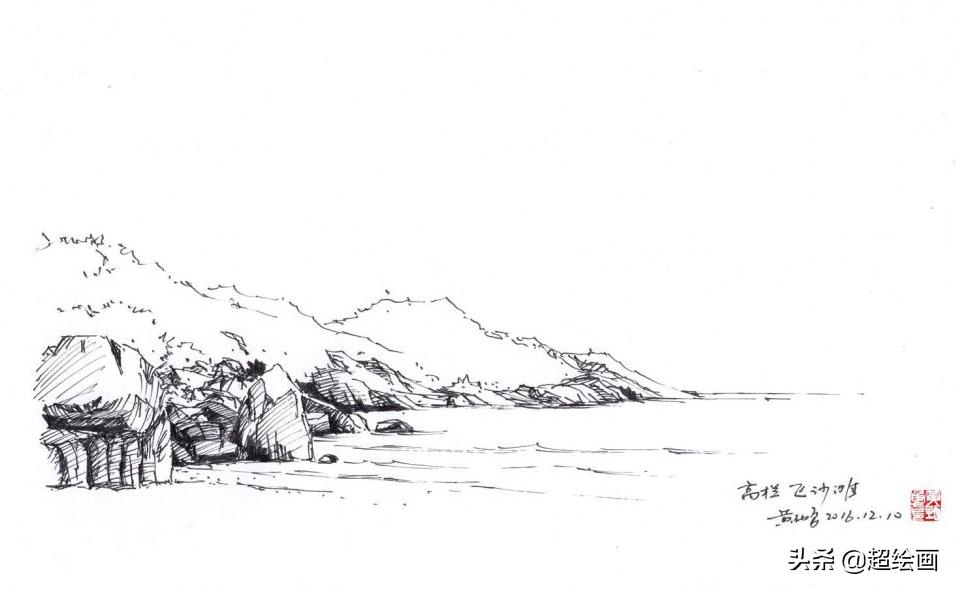 十大顶级钢笔画速写,钢笔速写100幅图片