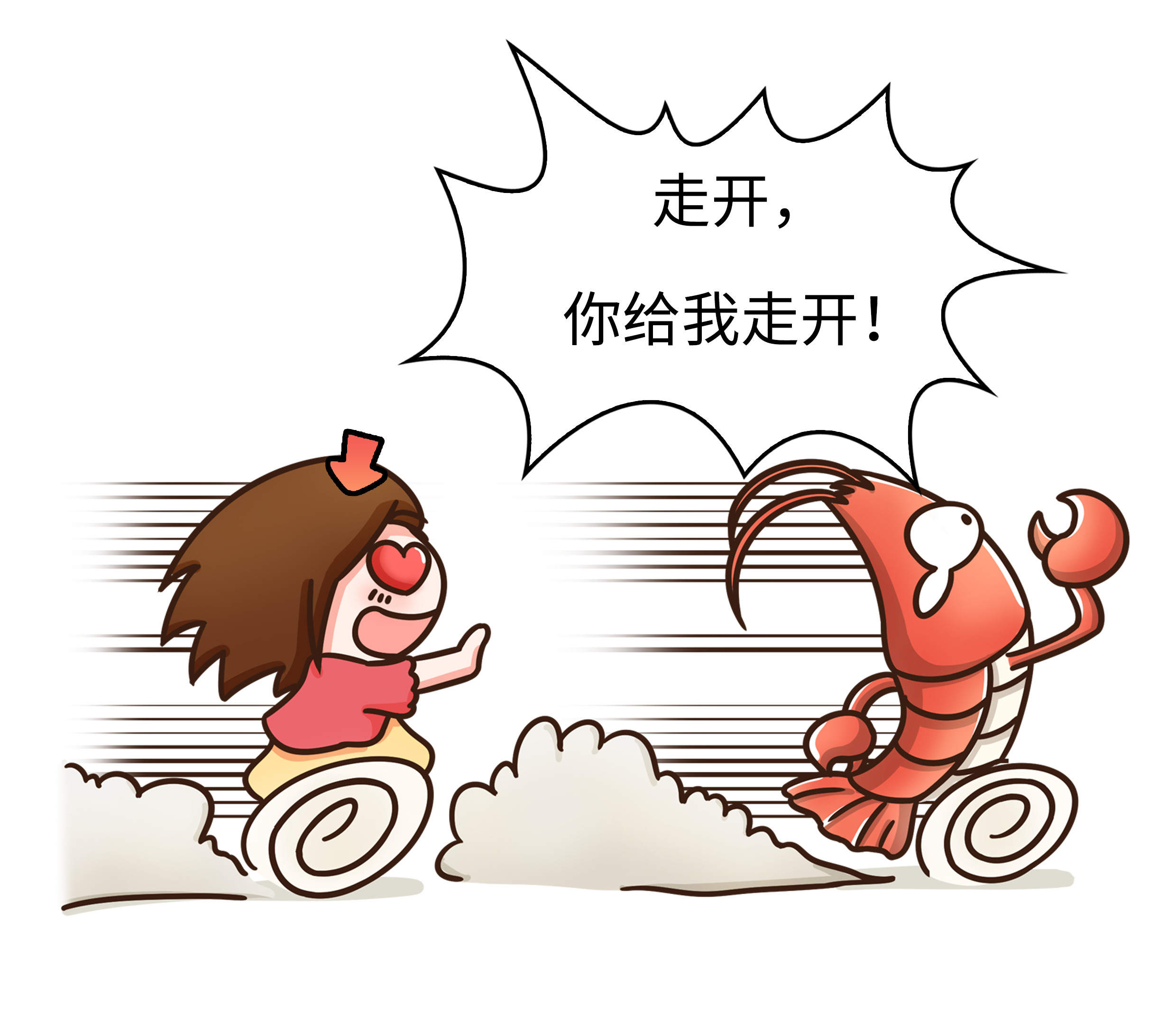 在被摆上餐桌之前，小龙虾也曾让世界人民倍感绝望（菲李漫画）