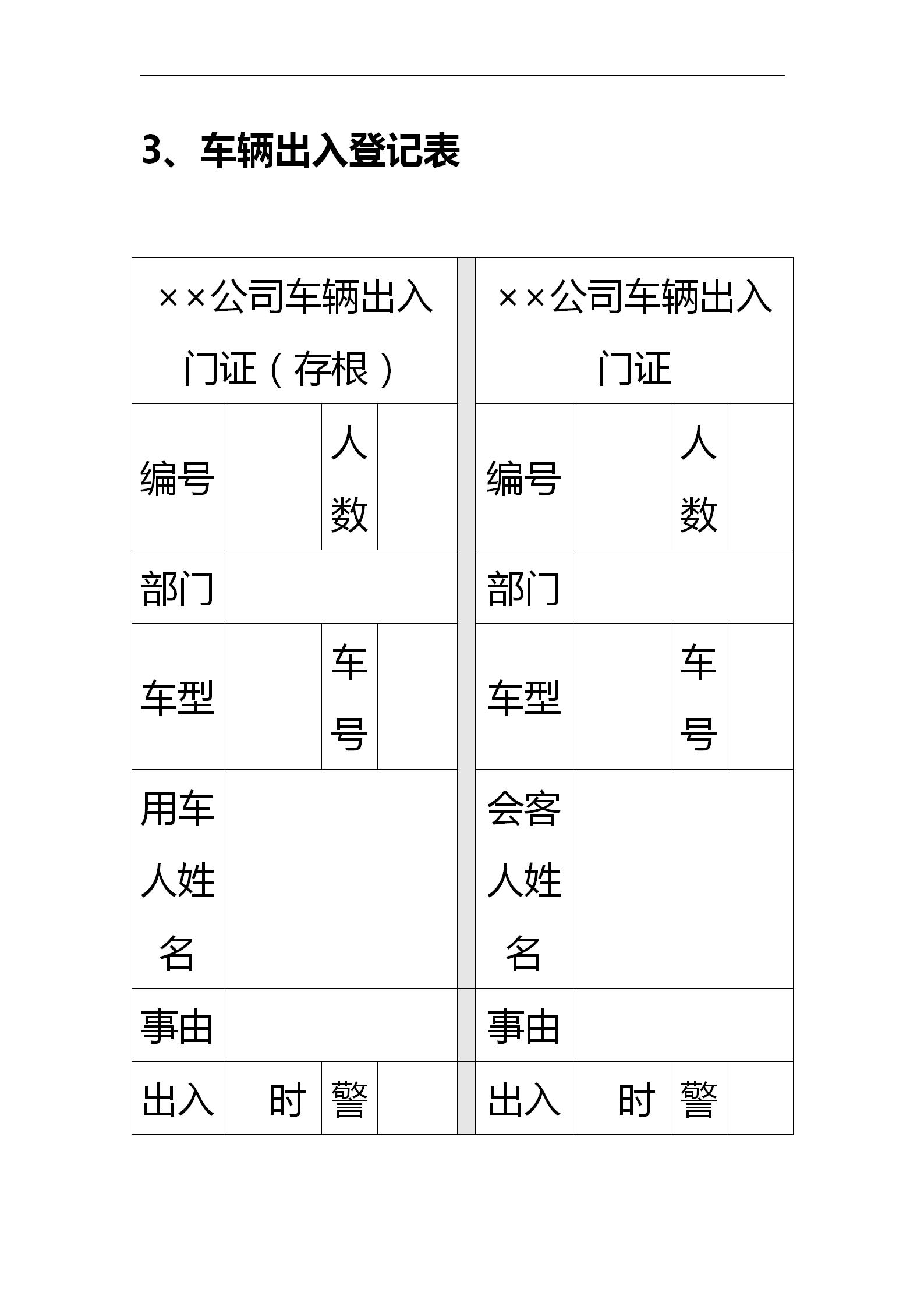 企业车辆管理办法：司机岗位职责、行政用车表格与事故处理流程等