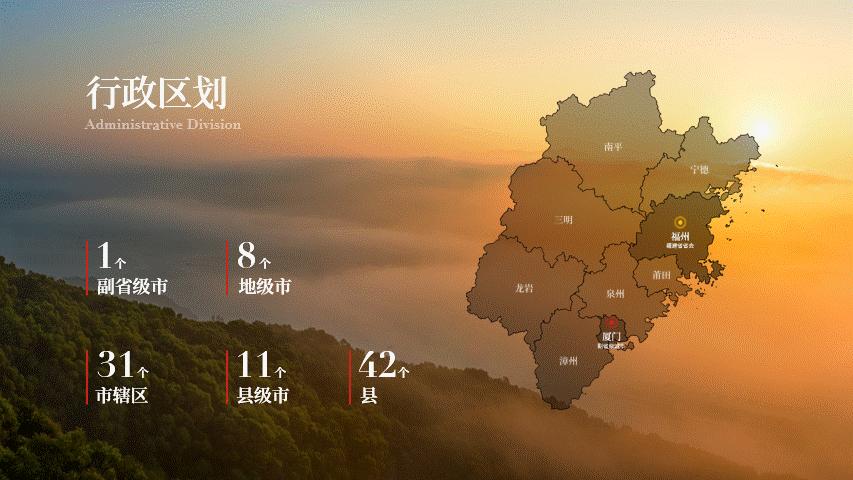 我用一张图，就搞定一整份福建省PPT，看完只想连夜订机票