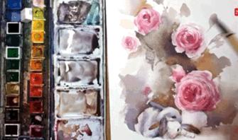 水彩入门教程都用什么颜料示范,初学水彩入门级的水彩颜料推荐