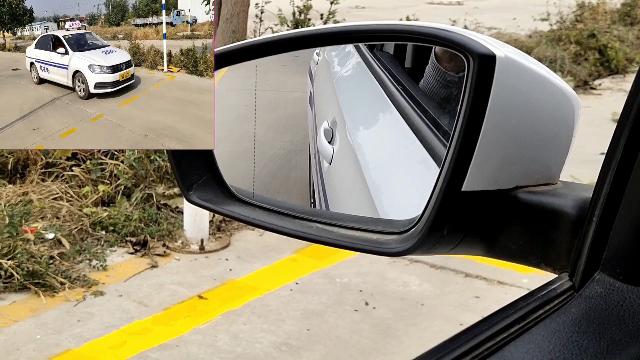 库口没有虚线的倒车入库怎么练习？用手一比划，100分一把过