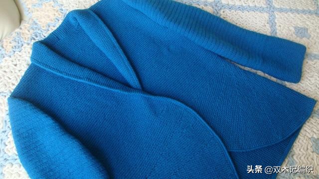 搓板针女士开衫教程,扇形下摆法式连衣裙钩织教程女童