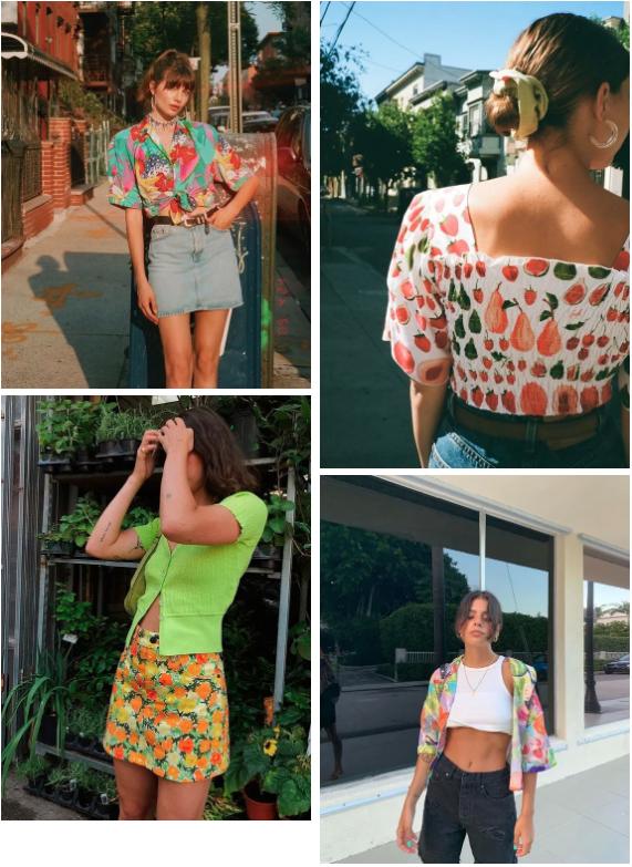 复古潮流配什么印花,复古印花打底怎么搭配