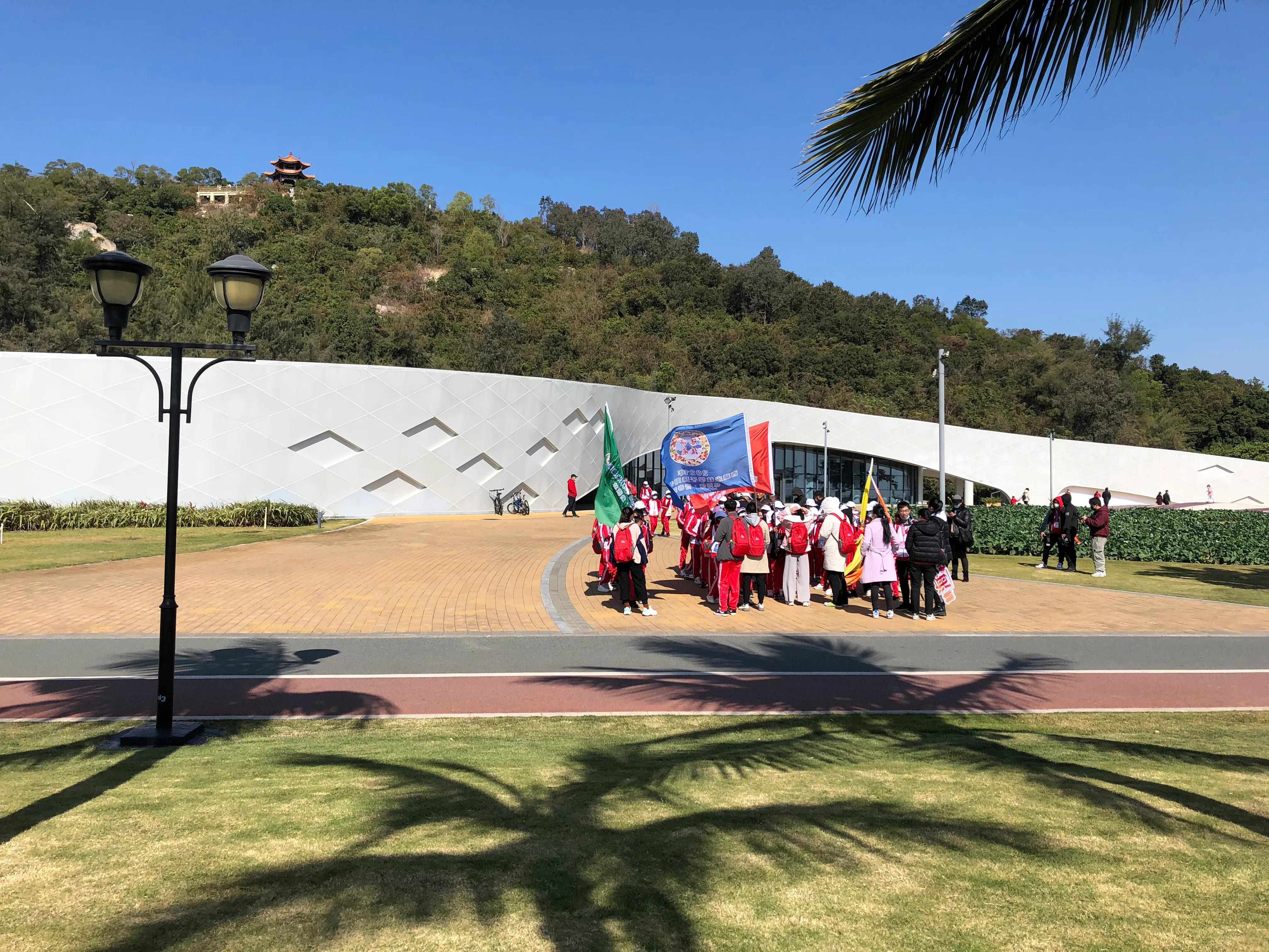夜游珠海野狸岛风景,春节珠海野狸岛旅游
