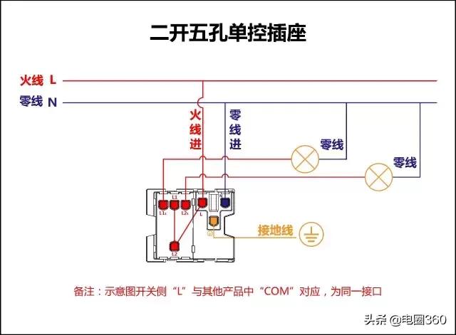 四个单双控控制四盏灯,单开多控开关接线方法