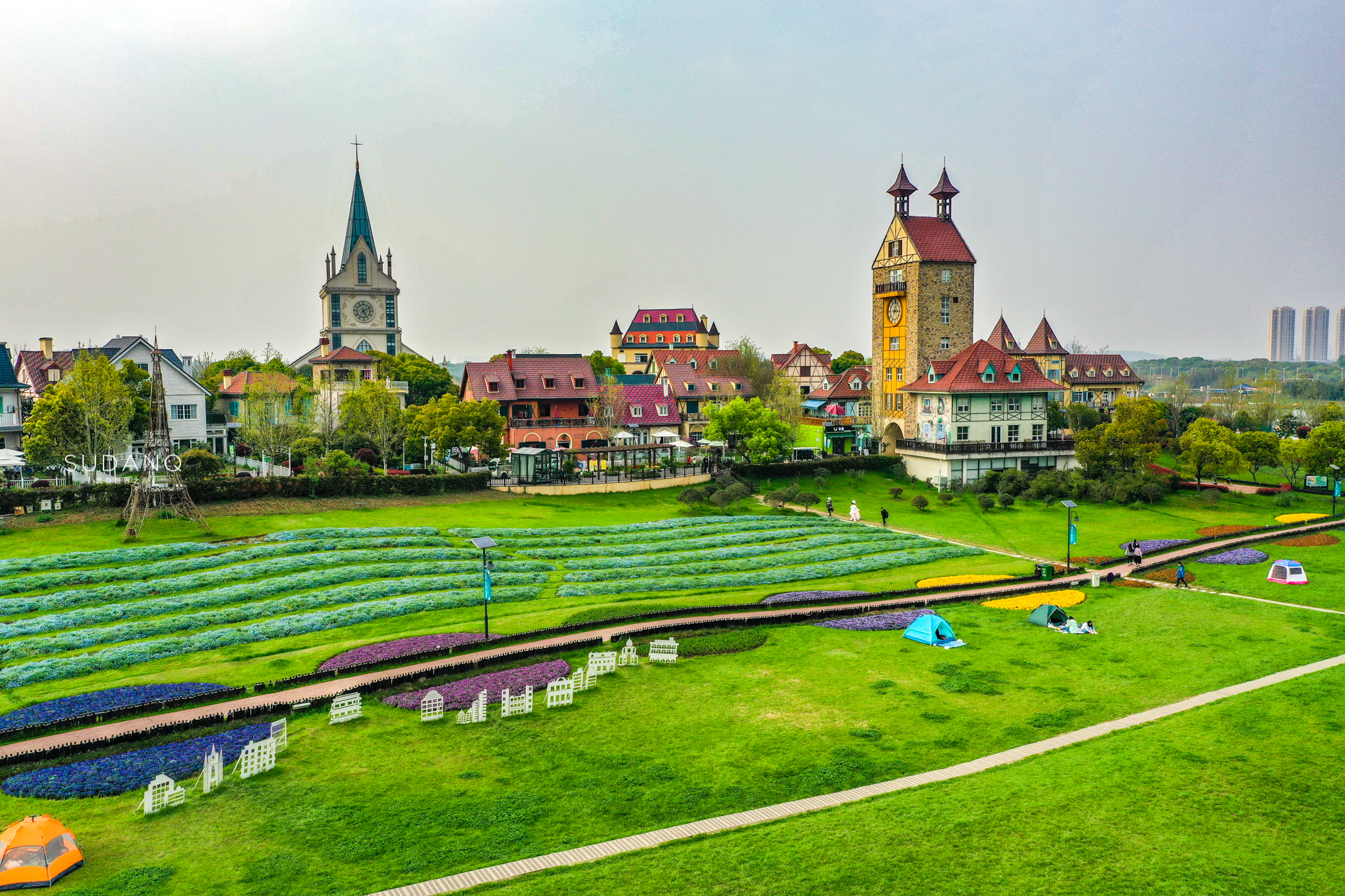 最值得去的鲜花小镇,距离武汉不远的景区