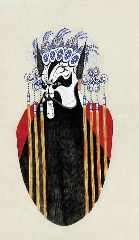 张飞京剧脸谱图片,卡通京剧脸谱图片