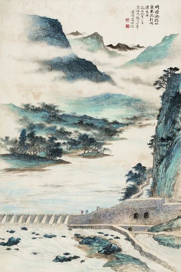 陈继儒山水画作品欣赏,陈良宗山水画作品欣赏