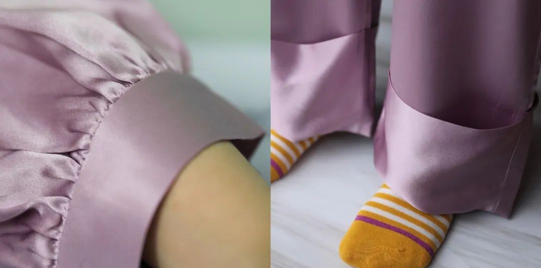 双面真丝枕套加真丝眼罩,宅家必备的高颜值睡衣