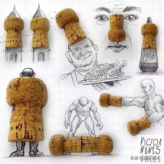 100种插画创意方法,好看的小插画铅笔