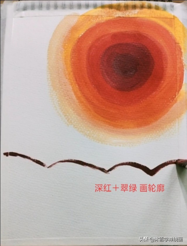 用马克笔画长颈鹿简单的画,初学者丙烯画教程长颈鹿