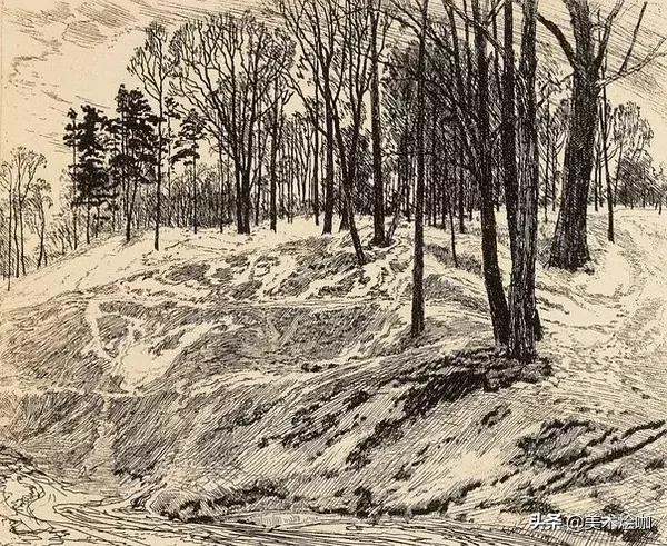 德国风景素描大全,东欧风景素描