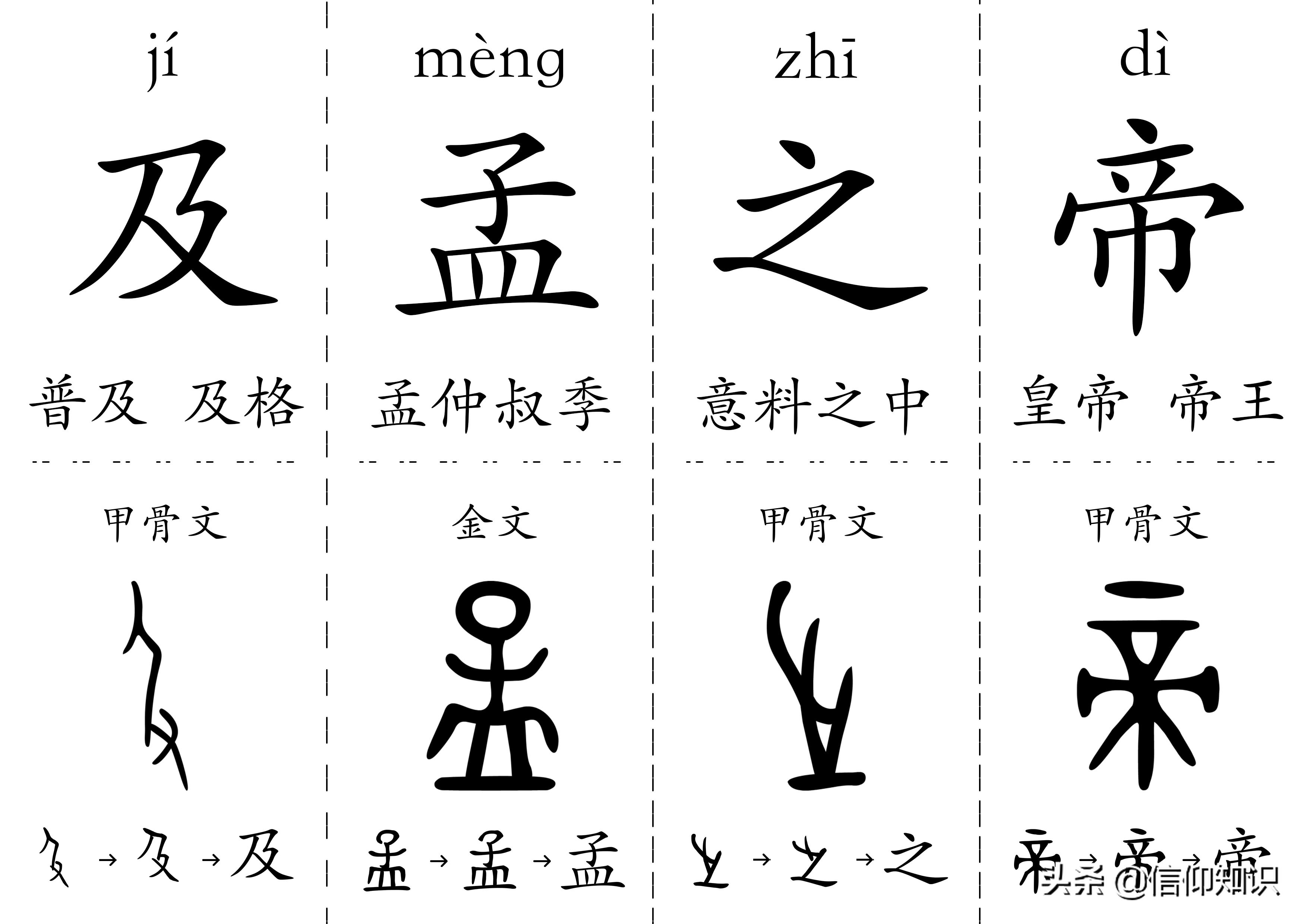300字儿童认字书卡,给孩子打印识字卡