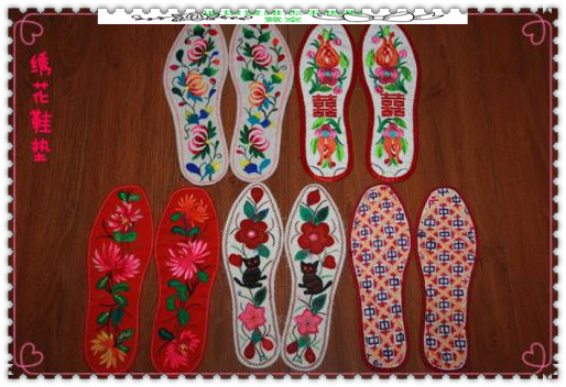 绣花鞋垫欣赏,绣花鞋垫大全完整版