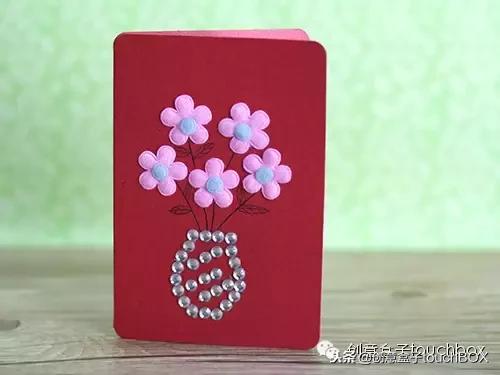 小学生手残党手工贺卡简单,简单手工新年贺卡