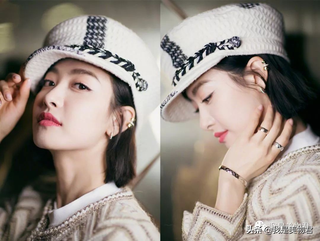 圆脸胖妹妹帽子显脸小推荐,买帽子宽和细哪种条纹显脸小