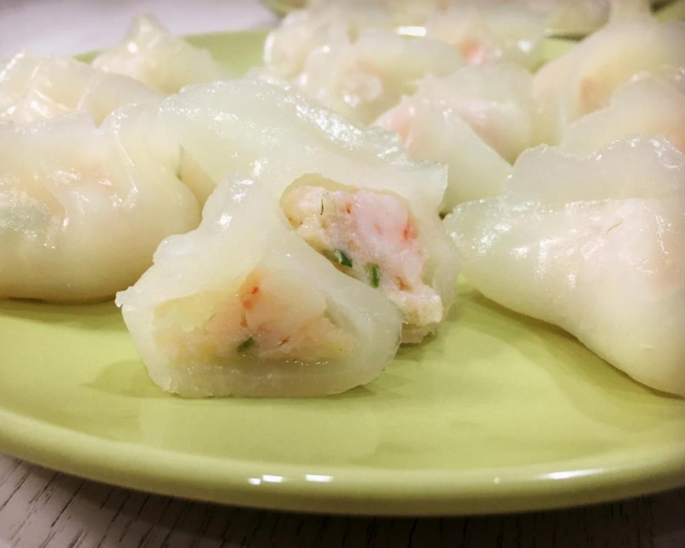 水晶虾饺的做法晶莹剔透爽滑清香,香港正宗水晶虾饺馅配方