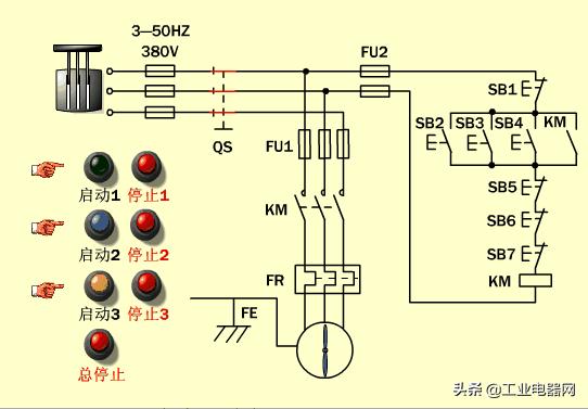 电气原理图中所有元件,高清动态图电气元件工作原理