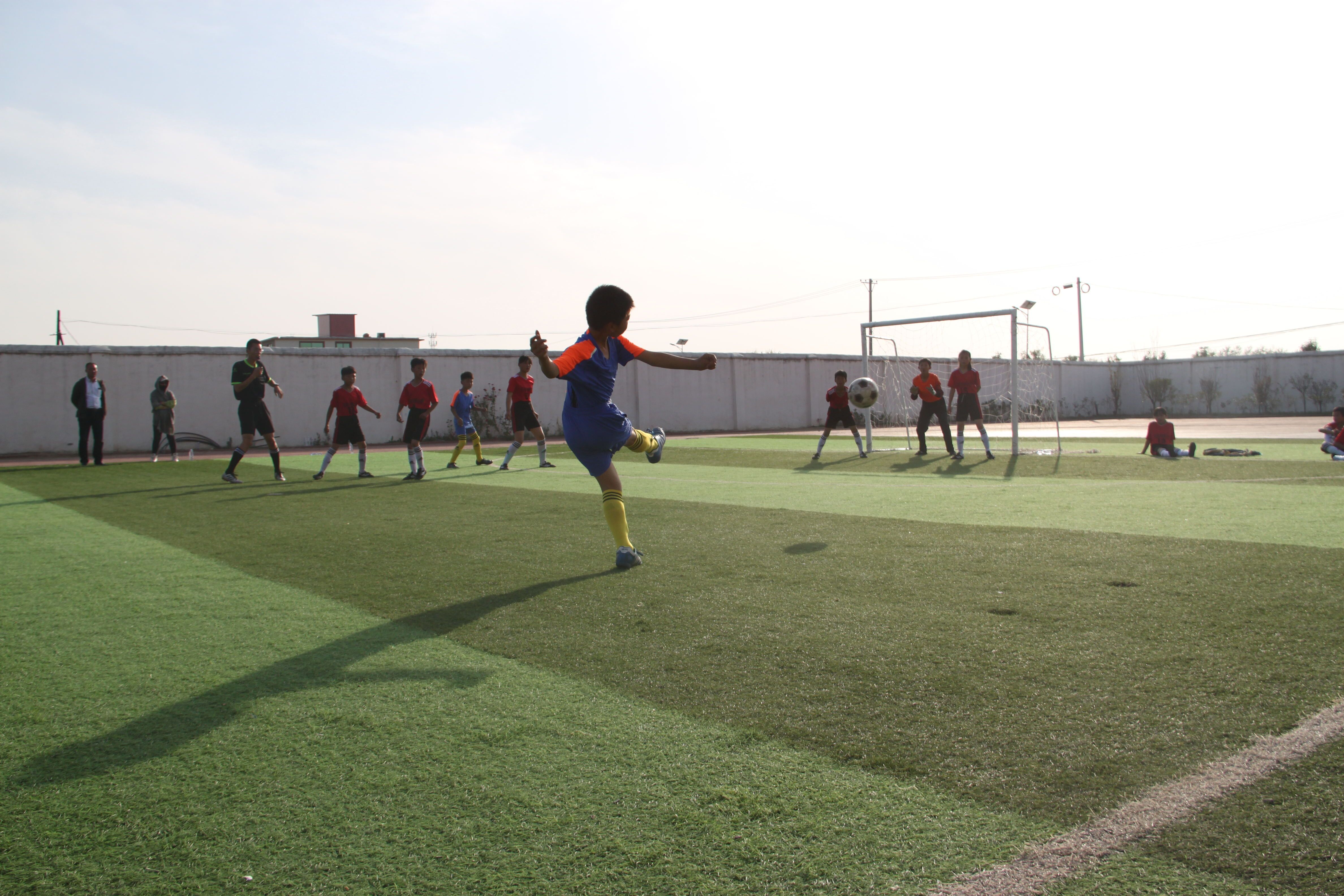 阜南县王化镇足球联赛开幕式,阜阳朱寨镇中心小学足球比赛