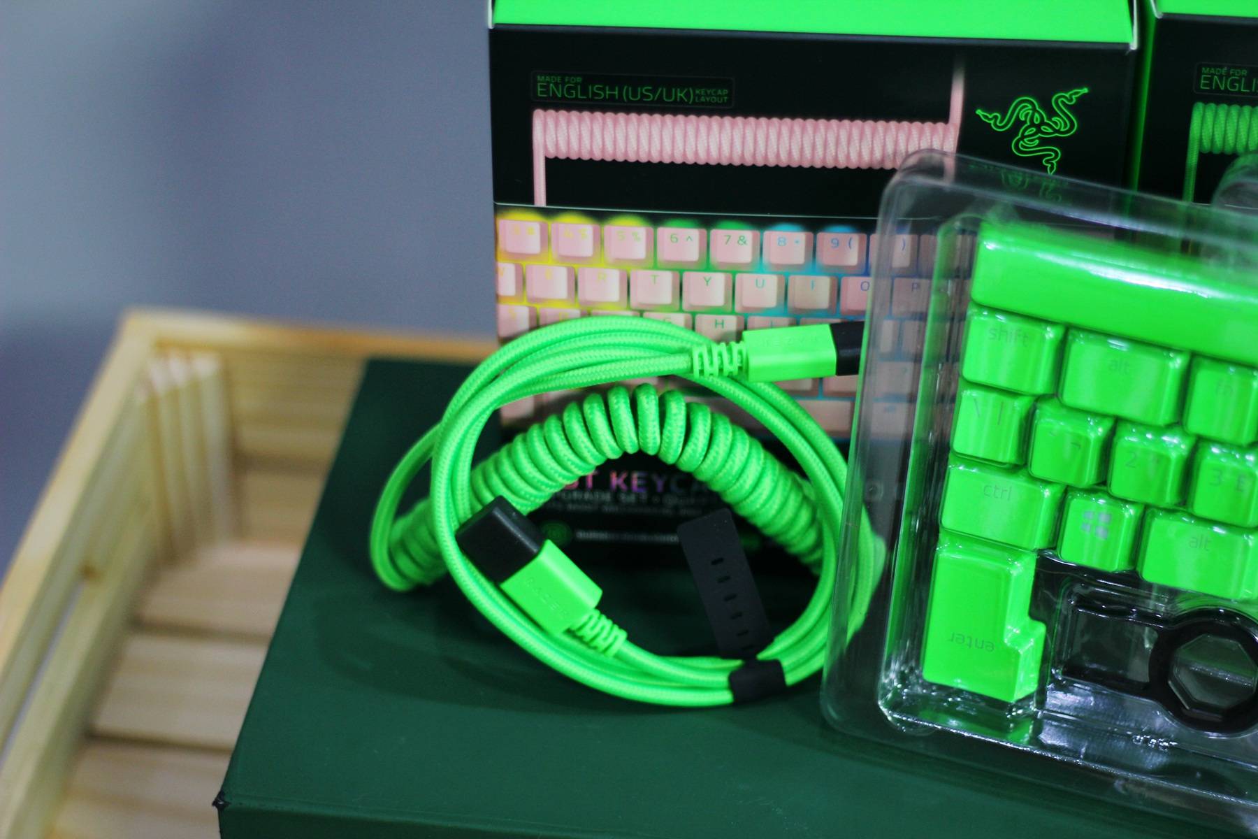 雷蛇键盘高级效果分享,雷蛇单手键盘改造