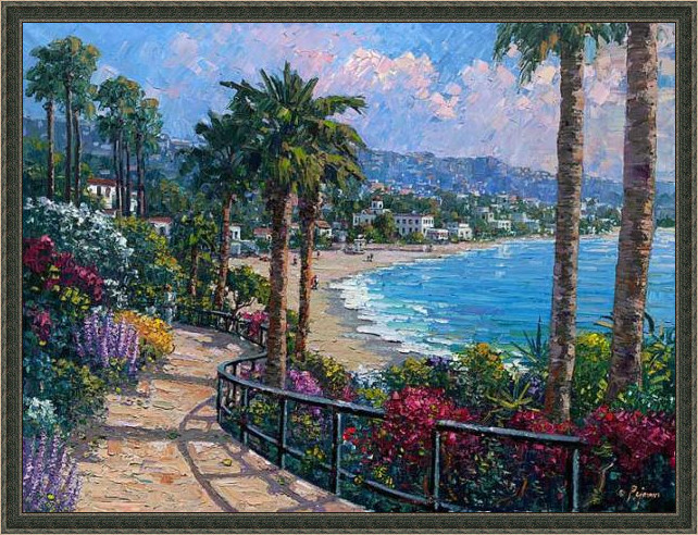 数字油画诗情画意,法国画家笔下的风景油画真明媚