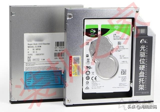 笔记本光驱位加装硬盘如何使用,笔记本电脑光驱改固态硬盘图解