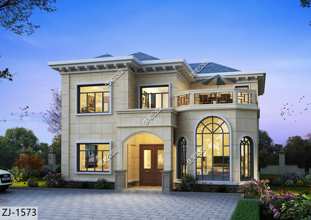 120平农村中式风格小别墅,大气的农村小户型别墅