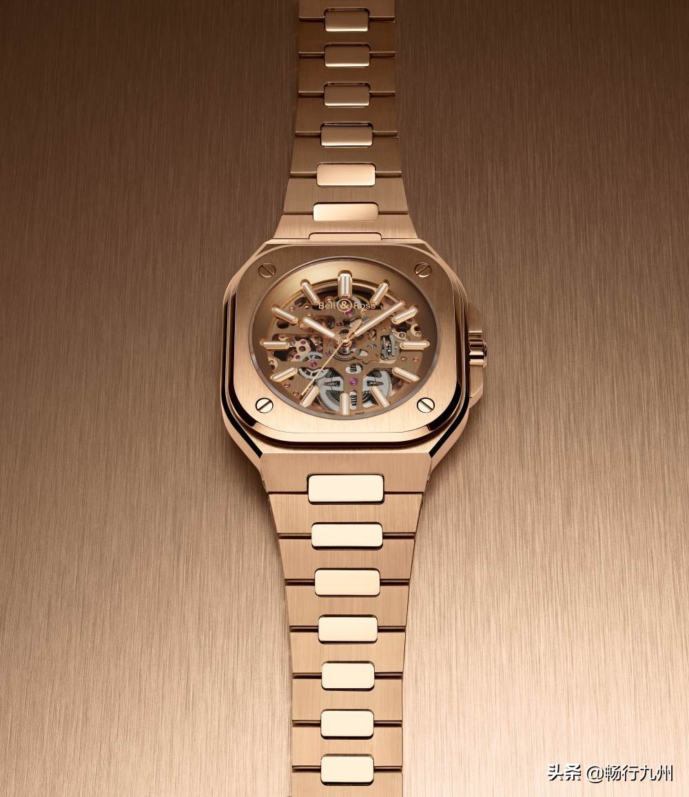 移不开目光！柏莱士BellRossBR05SKELETONGOLD全金表款