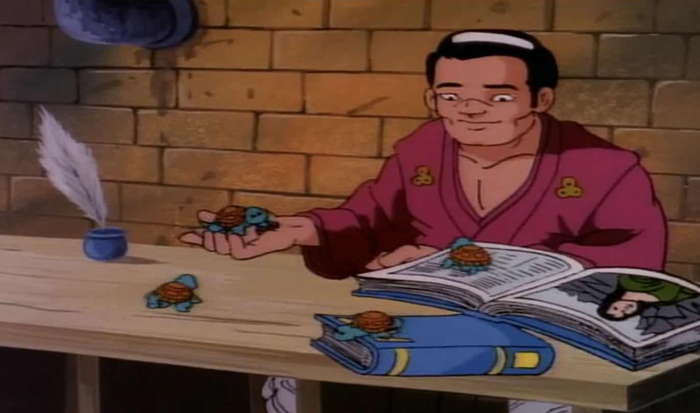 忍者神龟动画最吓人的一集,忍者神龟老龟带着四只小龟