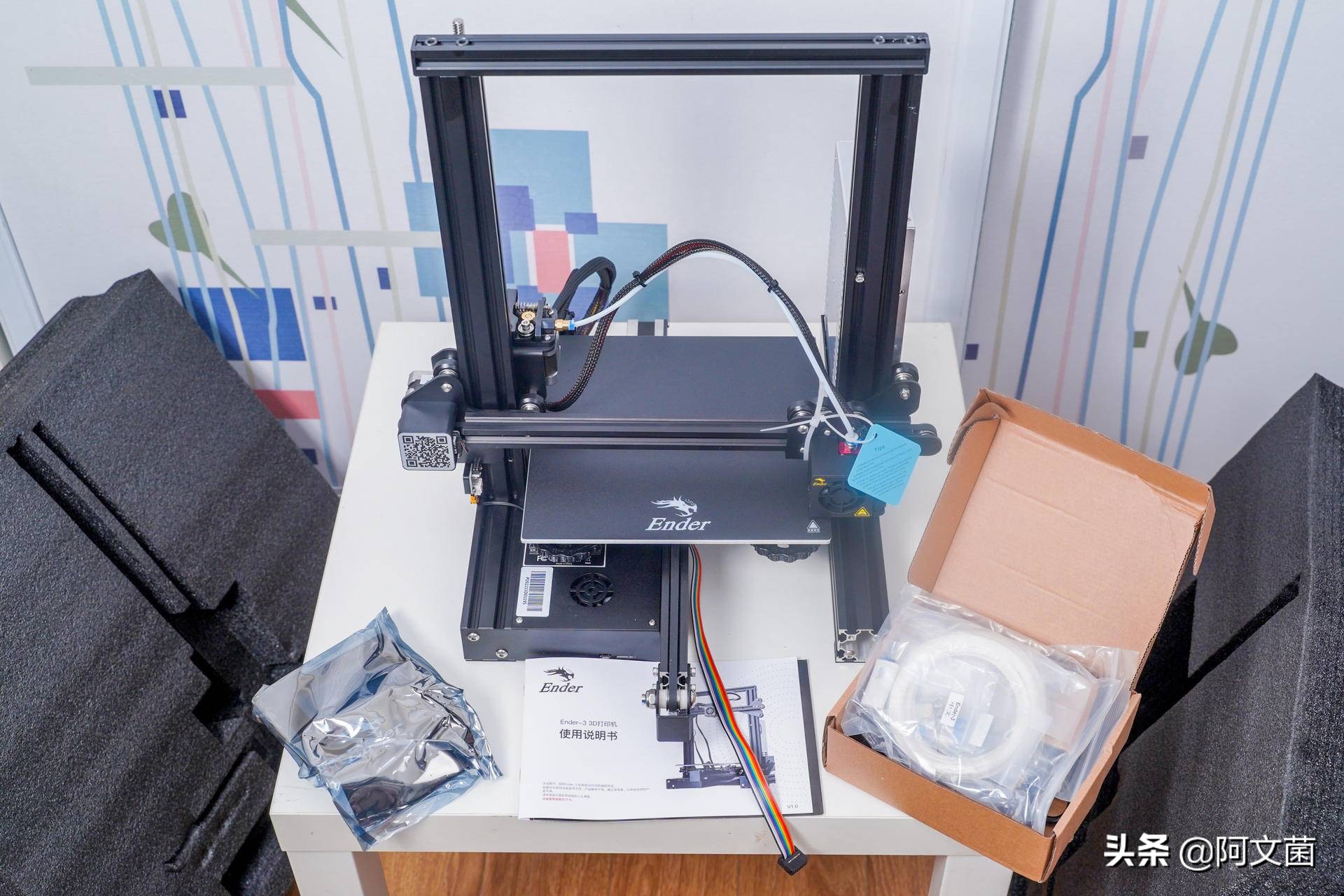 创想三维ender3v2打印机详细教程,创想三维ender3s1plus体验测评