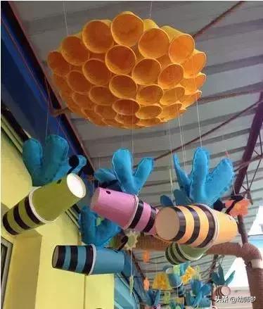 幼儿园走廊环创吊饰新年,幼儿园手工吊饰作品简单又好看